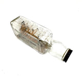 Nice Old Three Mast Ship in a (Old Mr. Boston Whiskey) Bottle with Light House