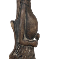 SOLD Woman in Chair with Heart in Hand, Presumed c. 17th Century Weaving Tool