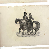 Scarce c. 1860s "Transparent Slate" with Eleven Engravings for Tracing