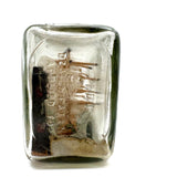 Nice Old Three Mast Ship in a (Old Mr. Boston Whiskey) Bottle with Light House