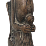 SOLD Woman in Chair with Heart in Hand, Presumed c. 17th Century Weaving Tool