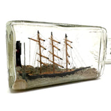 Nice Old Three Mast Ship in a (Old Mr. Boston Whiskey) Bottle with Light House