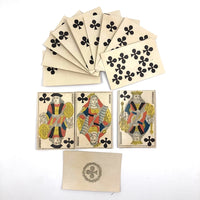C. 1850s-70s French No Indices, Stencil Colored Playing Cards, Complete 52 Deck