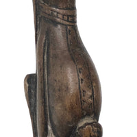 SOLD Woman in Chair with Heart in Hand, Presumed c. 17th Century Weaving Tool