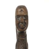 SOLD Woman in Chair with Heart in Hand, Presumed c. 17th Century Weaving Tool