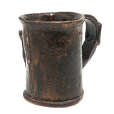 End of Day Folk Art Pottery Mug with Buckle and Pocket
