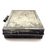 Patina-Full 19th Century Tin Fold Out Painter's Box, As Found (with Brushes and Ballantine Bottle Opener)
