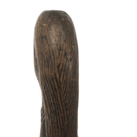 SOLD Woman in Chair with Heart in Hand, Presumed c. 17th Century Weaving Tool