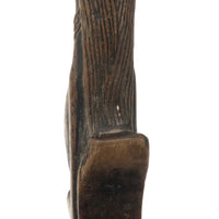 SOLD Woman in Chair with Heart in Hand, Presumed c. 17th Century Weaving Tool