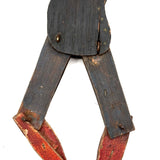 Well Knocked Around Old Wire Jointed Man with Red Stockings and Large Hands