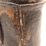 End of Day Folk Art Pottery Mug with Buckle and Pocket