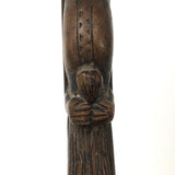 SOLD Woman in Chair with Heart in Hand, Presumed c. 17th Century Weaving Tool
