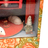 Fabulous 1930s Japanese Turn Handle Mechanical Mice Toy, Perfect Working Condition