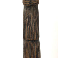 SOLD Woman in Chair with Heart in Hand, Presumed c. 17th Century Weaving Tool