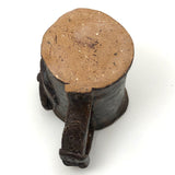End of Day Folk Art Pottery Mug with Buckle and Pocket