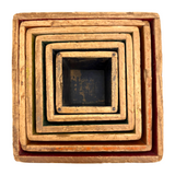Very Much Loved Antique Set of Nesting and Stacking Cubes
