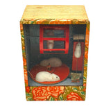 Fabulous 1930s Japanese Turn Handle Mechanical Mice Toy, Perfect Working Condition