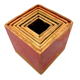 Very Much Loved Antique Set of Nesting and Stacking Cubes
