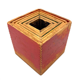 Very Much Loved Antique Set of Nesting and Stacking Cubes
