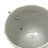 Made Do Hybrid: 18th C. Hand-painted Chinese Export Tea Cup with Riveted Replacement Handle