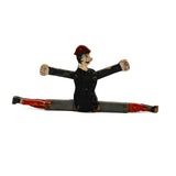 Well Knocked Around Old Wire Jointed Man with Red Stockings and Large Hands