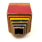 Very Much Loved Antique Set of Nesting and Stacking Cubes