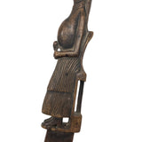 SOLD Woman in Chair with Heart in Hand, Presumed c. 17th Century Weaving Tool