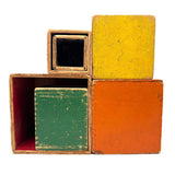 Very Much Loved Antique Set of Nesting and Stacking Cubes
