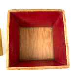 Very Much Loved Antique Set of Nesting and Stacking Cubes