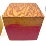 Very Much Loved Antique Set of Nesting and Stacking Cubes