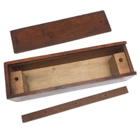 Antique Milton Bradley Froebel Kindergarten Gift #2 Slide Top Box, Empty