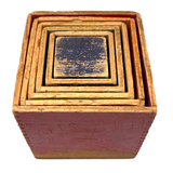 Very Much Loved Antique Set of Nesting and Stacking Cubes