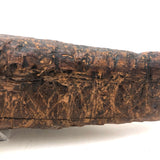 Old Folk Art Carved Found Wood Alligator Head