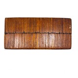 Sweet Old Tramp Art Match Stick Box with Painted Star and Rich Patina