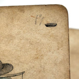 Three Early Edition c. 1843 Hand-colored, Wood Engraved Dr. Busby Cards, First Known American Card Game