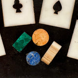 Italian Pietra Dura Playing Cards Panel (Presumed Former Box Lid)