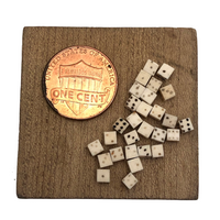 Lot of 28 of the Tiniest Bone Dice I’ve Ever Seen