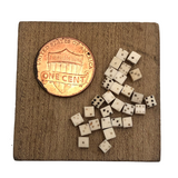 Lot of 28 of the Tiniest Bone Dice I’ve Ever Seen