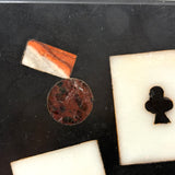 Italian Pietra Dura Playing Cards Panel (Presumed Former Box Lid)