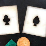 Italian Pietra Dura Playing Cards Panel (Presumed Former Box Lid)