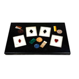 Italian Pietra Dura Playing Cards Panel (Presumed Former Box Lid)