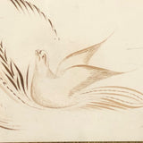 Rare Spencerian Calling Card Salesman Samples in Presumed Original Frame