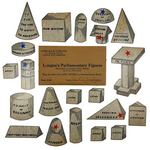 Longans Excellent, Super Scarce c. 1920s Cardboard Forms for Learning Parliamentary Procedure