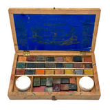 c. 1860s Osborne's Toy Watercolors Set Manufactured by Lewis Haehnlen, More than Complete
