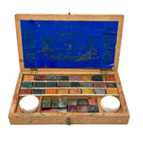 c. 1860s Osborne's Toy Watercolors Set Manufactured by Lewis Haehnlen, More than Complete