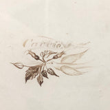 Rare Spencerian Calling Card Salesman Samples in Presumed Original Frame