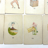 Teuila Fortune Telling Cards, Complete 1923 Deck in Original Sleeve with Instruction Booklet