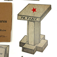 Longans Excellent, Super Scarce c. 1920s Cardboard Forms for Learning Parliamentary Procedure