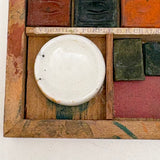 c. 1860s Osborne's Toy Watercolors Set Manufactured by Lewis Haehnlen, More than Complete