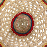 SOLD Spiderweb-like Old Hand Crocheted Doily in Excellent Palette